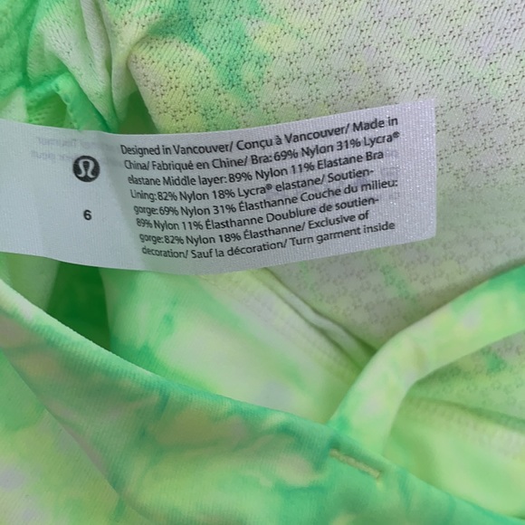 NWT Lululemon Energy Bra High Neck Long Line Sz 6 - Picture 7 of 12